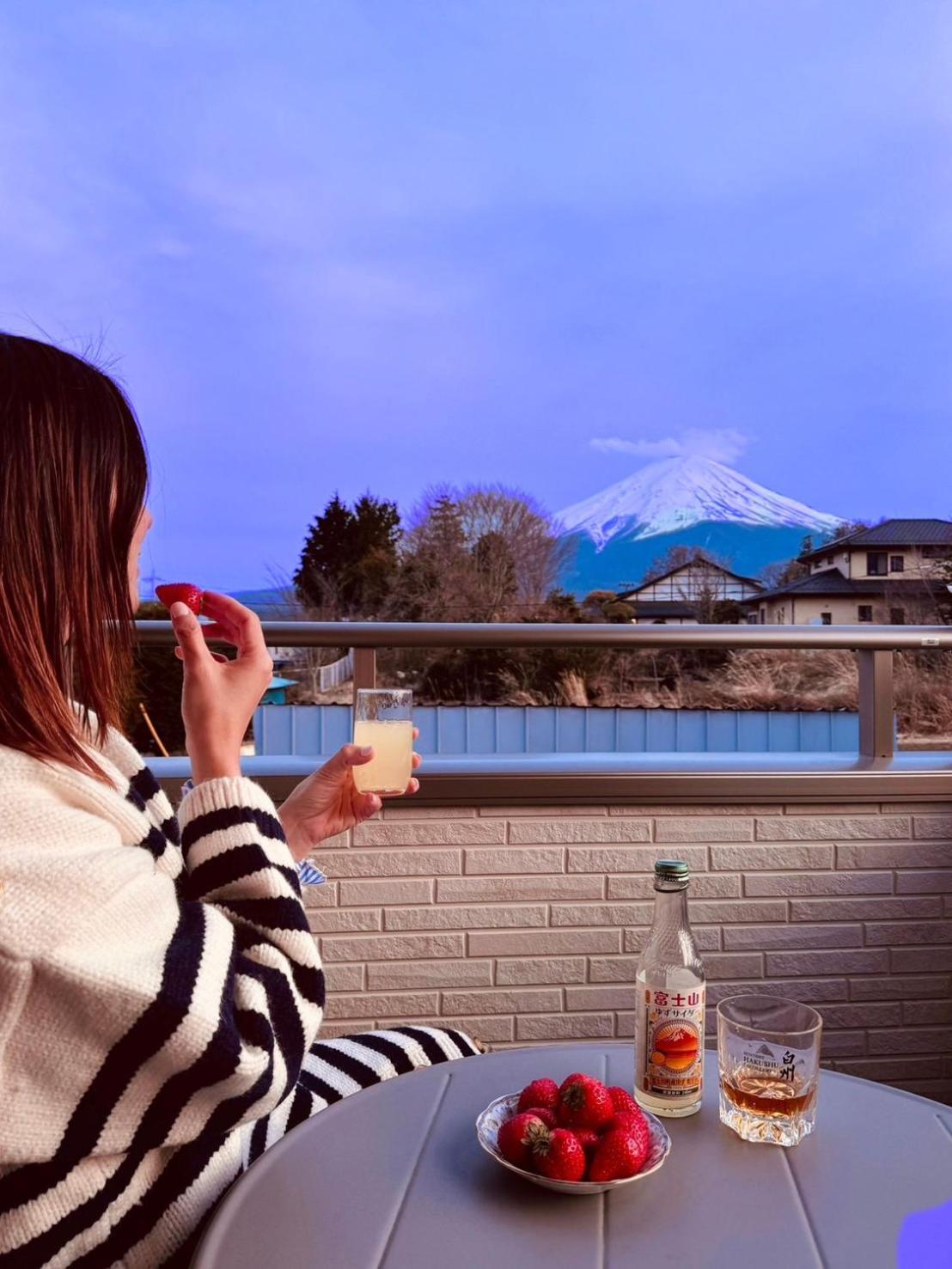 ヴィラ山間堂grandvilla Mt Fuji View Bbq Bonfire Annovillas Sankando Fujikawaguchiko Exterior foto