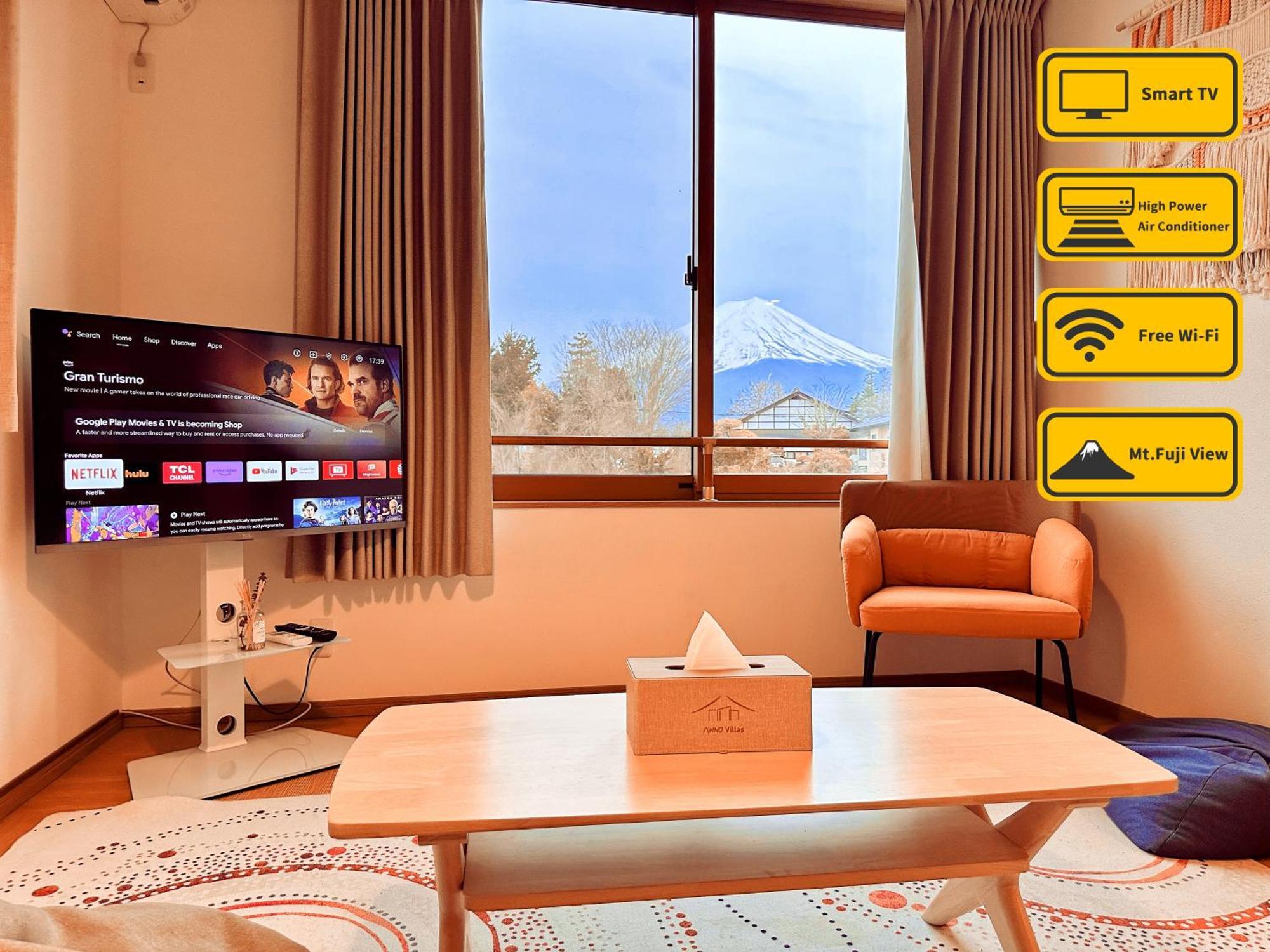 ヴィラ山間堂grandvilla Mt Fuji View Bbq Bonfire Annovillas Sankando Fujikawaguchiko Exterior foto